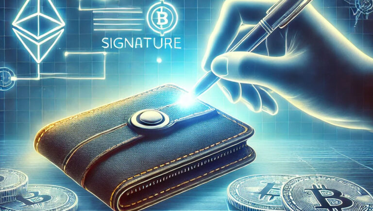 What happens after Crypto wallet signs the signature